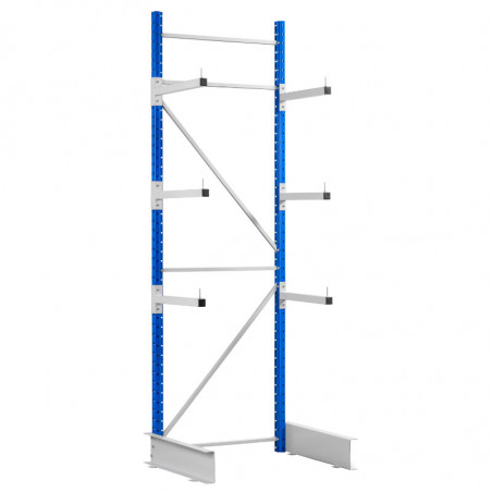 Stockage cantilever léger pour l'entreposage horizontale des produits