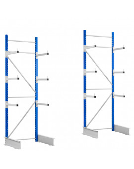 Rayonnage cantilever léger pour l'entreposage horizontale des produits