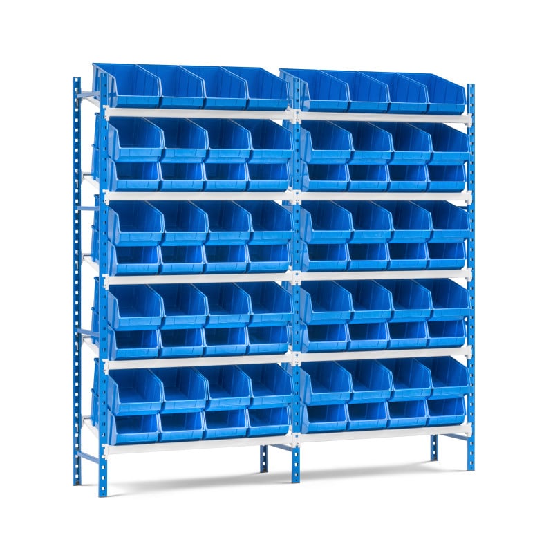 Kit Rack avec boites plastique | Mister Rayonnage