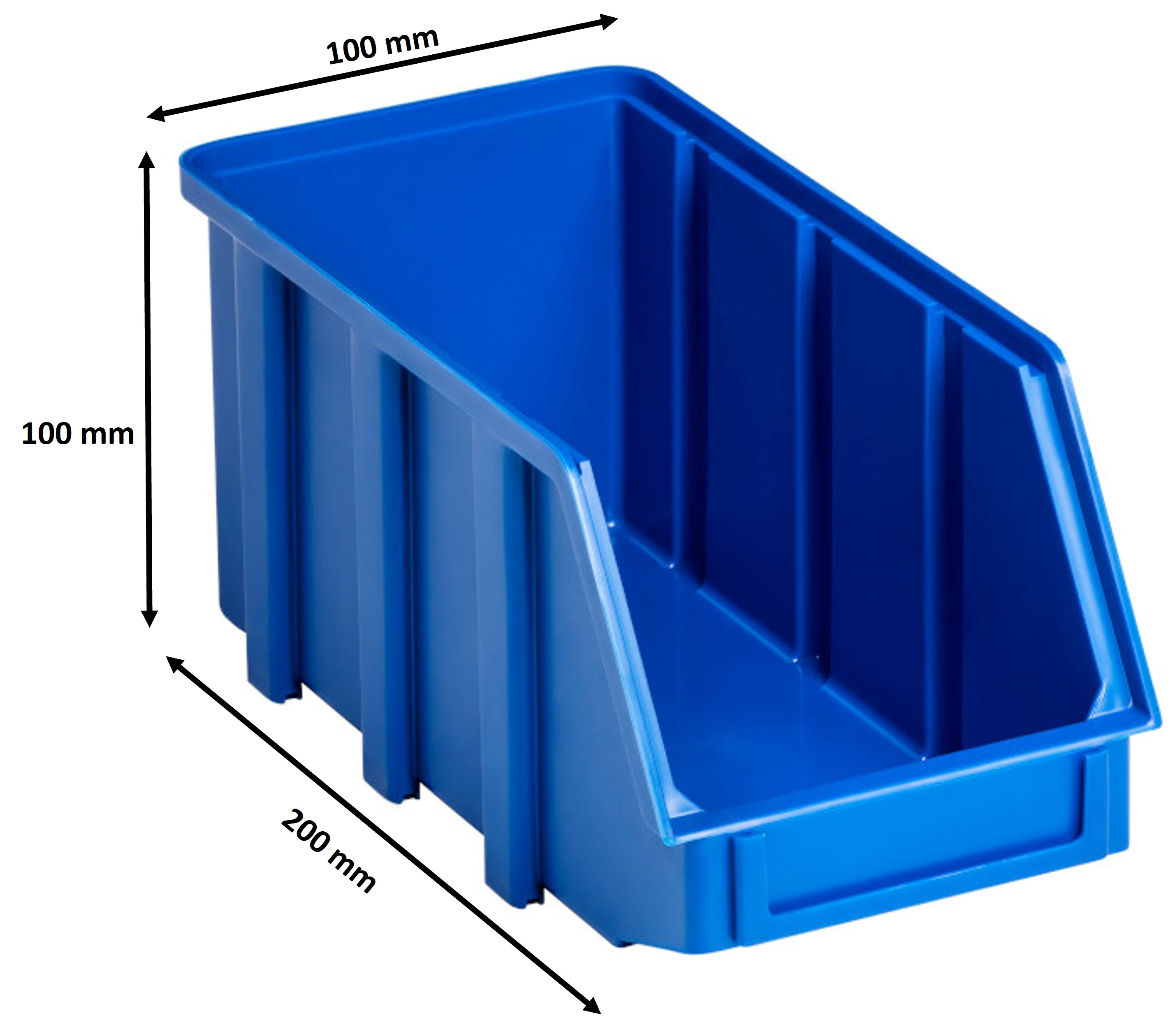 bacs à bec de 200 x 100 x 100 mm